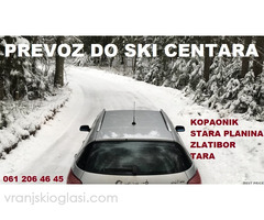 Prevoz do planinskih ski centara Niš kopaonik Stara Planina Tara Zlatibor - Slika 1/2