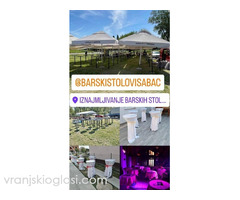 Iznajmljivanje barskih stolova i pagoda - Slika 5/5