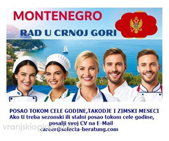 Posao tokom cele godine Montenegro